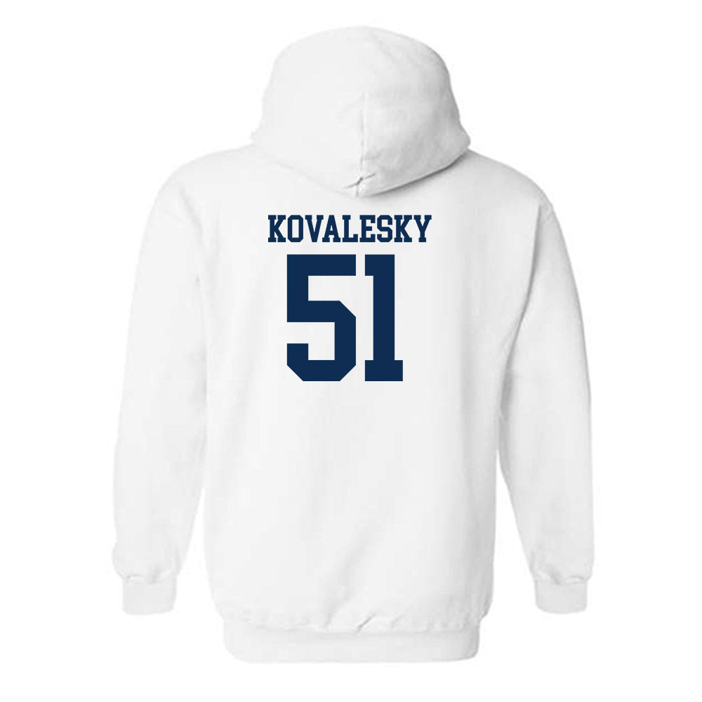 West Virginia - NCAA Football : Raymond Kovalesky - Classic Shersey Hooded Sweatshirt-1