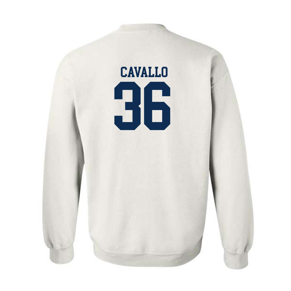 West Virginia - NCAA Baseball : Hudson Cavallo - Classic Shersey Crewneck Sweatshirt-1