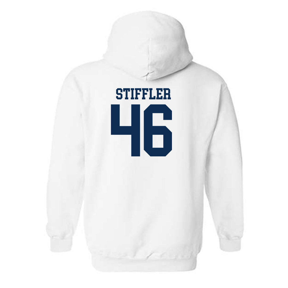 West Virginia - NCAA Baseball : Mac Stiffler - Classic Shersey Hooded Sweatshirt-1