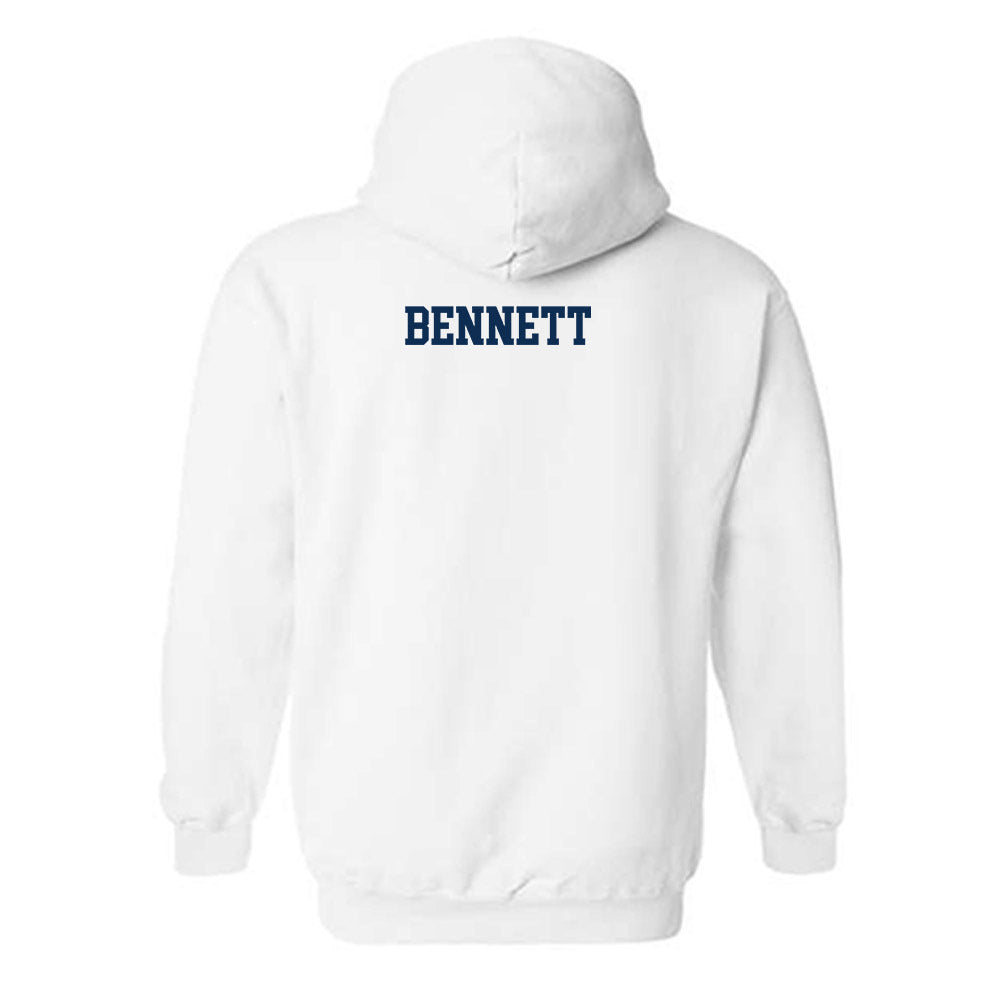 West Virginia - NCAA Men's Swimming & Diving : Preston Bennett - Hooded Sweatshirt Classic Shersey