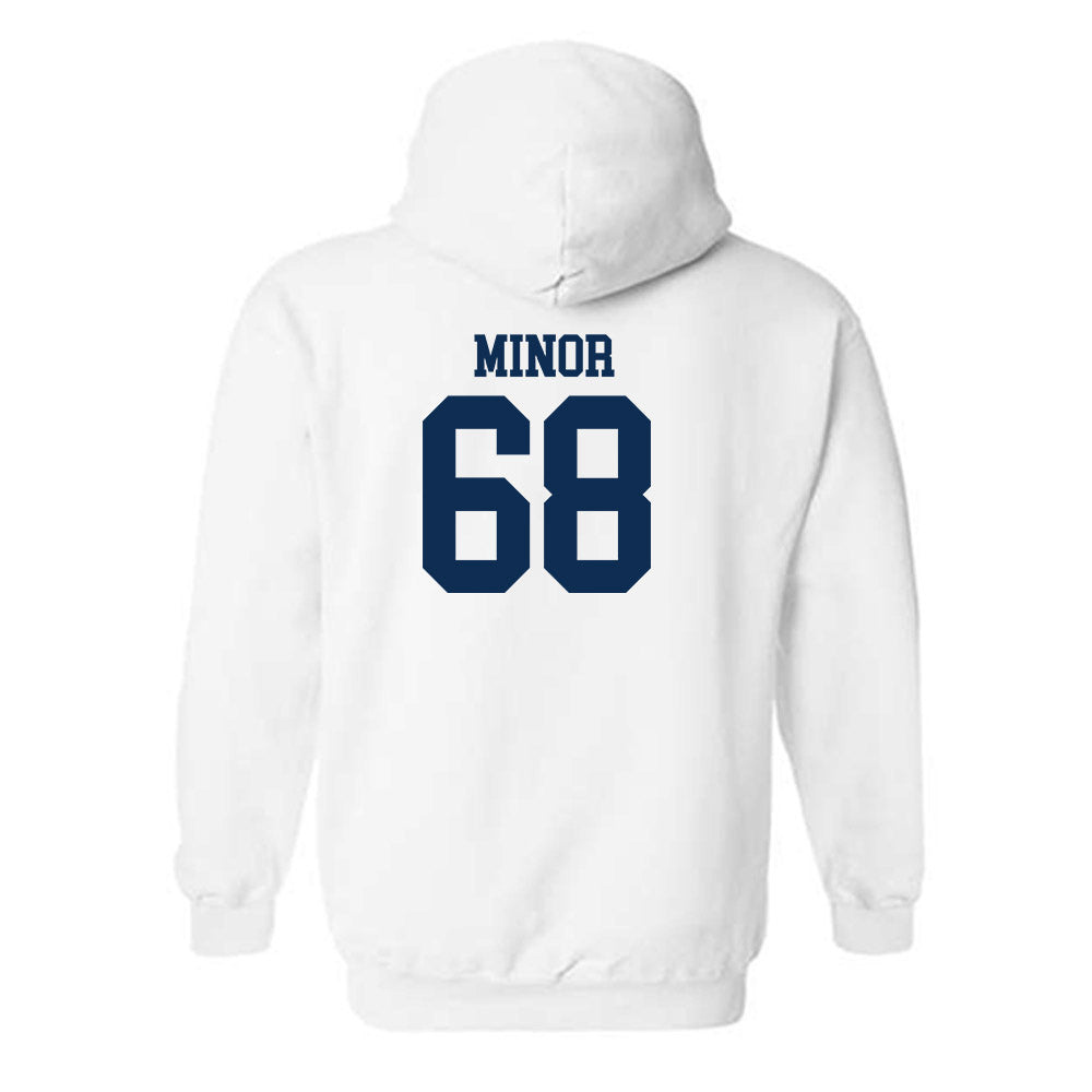 West Virginia - NCAA Football : Wyatt Minor - Classic Shersey Hooded Sweatshirt-1