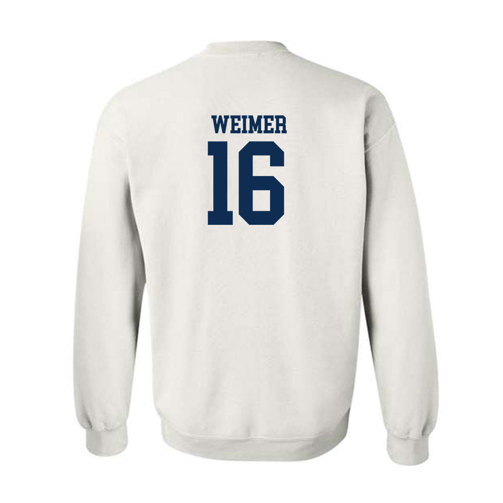 West Virginia - NCAA Football : Jeffrey Weimer - Classic Shersey Crewneck Sweatshirt-1