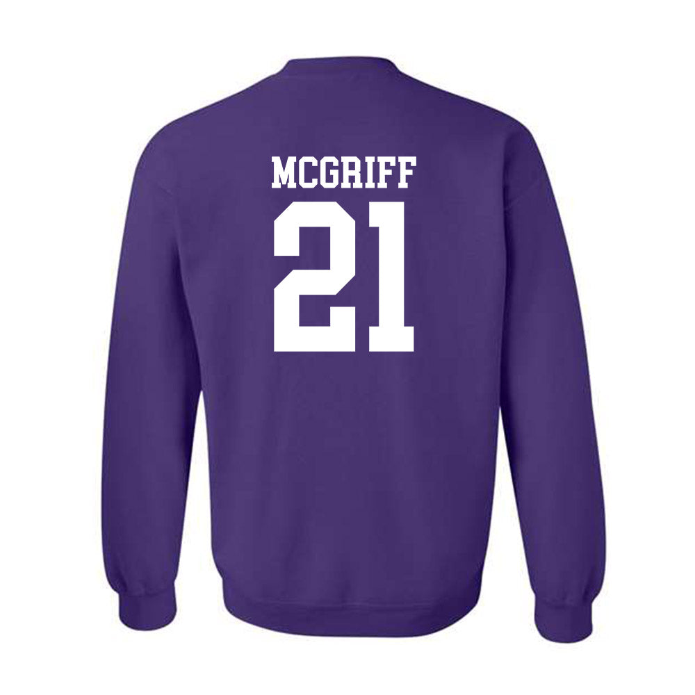 Kansas State - NCAA Men's Basketball : Khamari McGriff - Classic Shersey Crewneck Sweatshirt-1