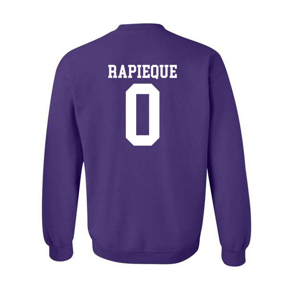 Kansas State - NCAA Men's Basketball : Elias Rapieque - Classic Shersey Crewneck Sweatshirt-1
