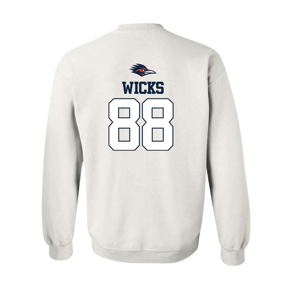 UTSA - NCAA Men's Basketball : Skylar Wicks - Sports Shersey Crewneck Sweatshirt-1
