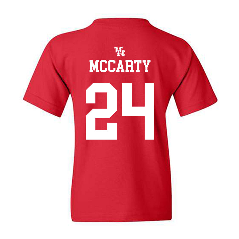 Houston - NCAA Men's Basketball : Chase McCarty - Sports Shersey Youth T-Shirt-1