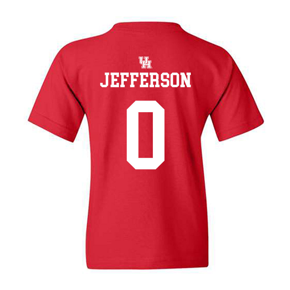 Houston - NCAA Men's Basketball : Kordelius Jefferson - Sports Shersey Youth T-Shirt-1