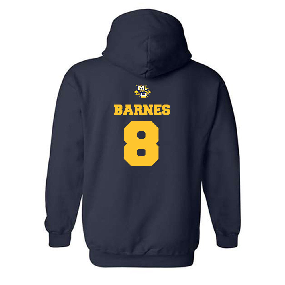 Marquette - NCAA Women's Basketball : JJ Barnes - Sports Shersey Hooded Sweatshirt-1
