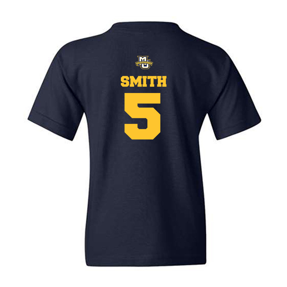 Marquette - NCAA Women's Basketball : Charia Smith - Sports Shersey Youth T-Shirt-1