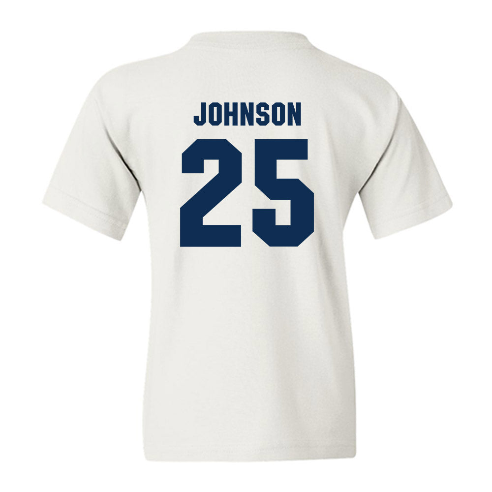 West Virginia - NCAA Women's Basketball : Loghan Johnson - Generic Sports Shersey Youth T-Shirt-1