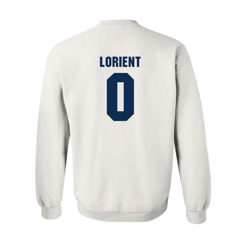 West Virginia - NCAA Men's Basketball : Brenen Lorient - Generic Sports Shersey Crewneck Sweatshirt-1