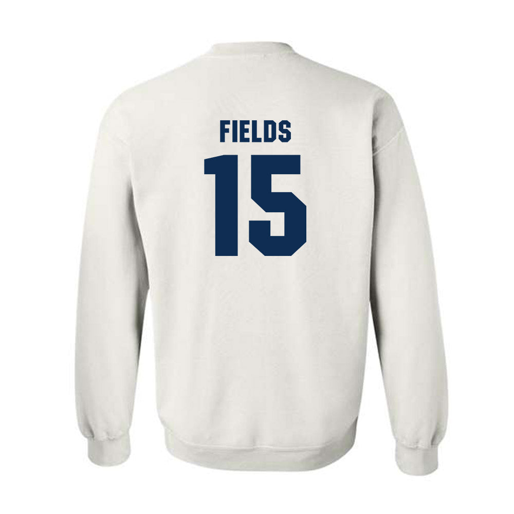 West Virginia - NCAA Men's Basketball : Jackson Fields - Generic Sports Shersey Crewneck Sweatshirt-1