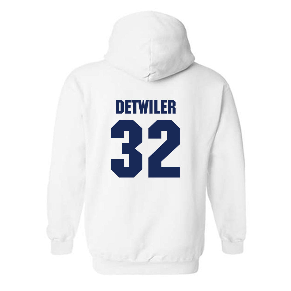 Marquette - NCAA Men's Lacrosse : Peter Detwiler - Sports Shersey Hooded Sweatshirt