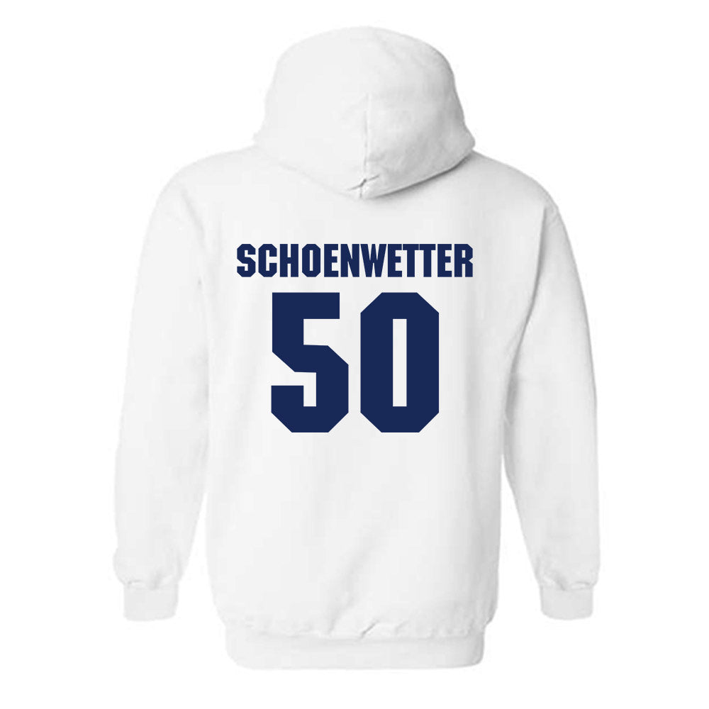 Marquette - NCAA Men's Lacrosse : Jack Schoenwetter - Sports Shersey Hooded Sweatshirt