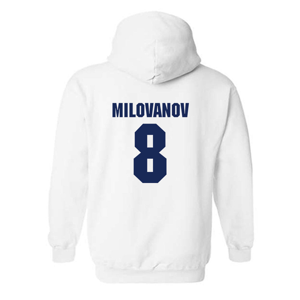 Marquette - NCAA Men's Soccer : Justin Milovanov - Sports Shersey Hooded Sweatshirt-1