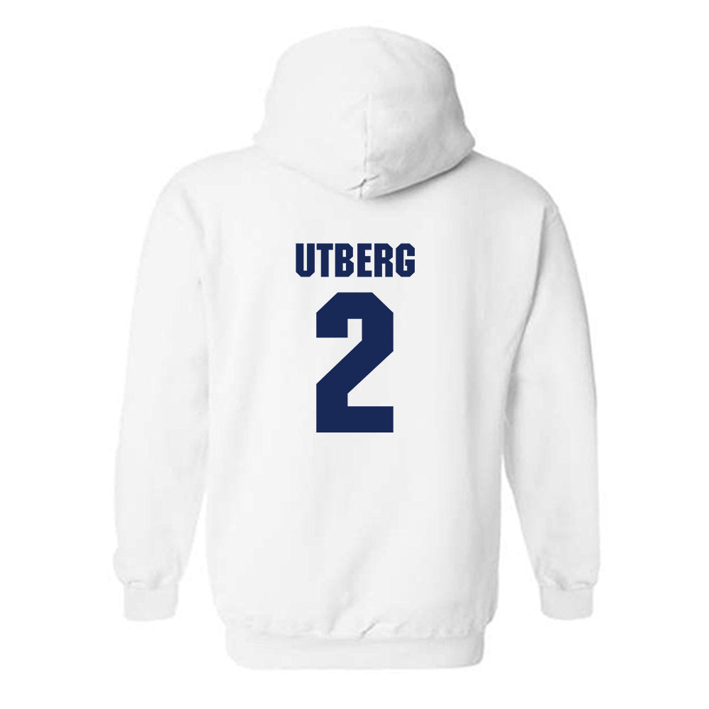 Marquette - NCAA Women's Basketball : Bridget Utberg - Sports Shersey Hooded Sweatshirt