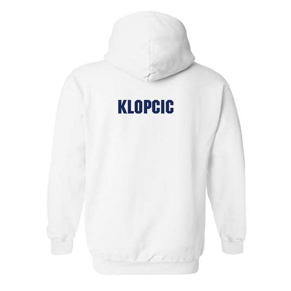 Marquette - NCAA Men's Track & Field : Andrew Klopcic - Sports Shersey Hooded Sweatshirt-1