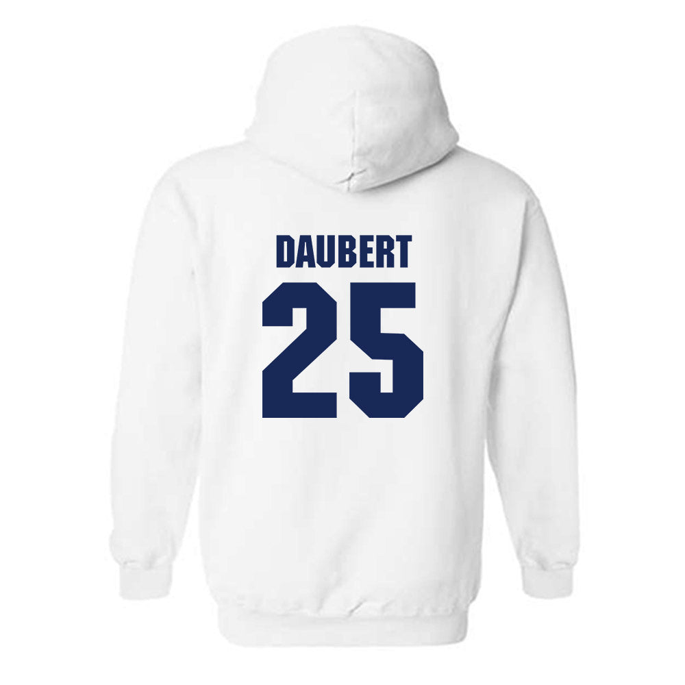 Marquette - NCAA Men's Lacrosse : Justin Daubert - Sports Shersey Hooded Sweatshirt-1