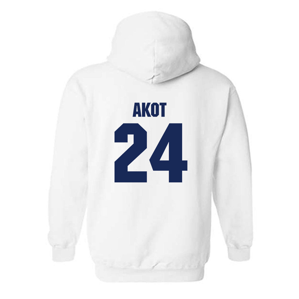 Marquette - NCAA Women's Basketball : Ayuen Akot - Sports Shersey Hooded Sweatshirt