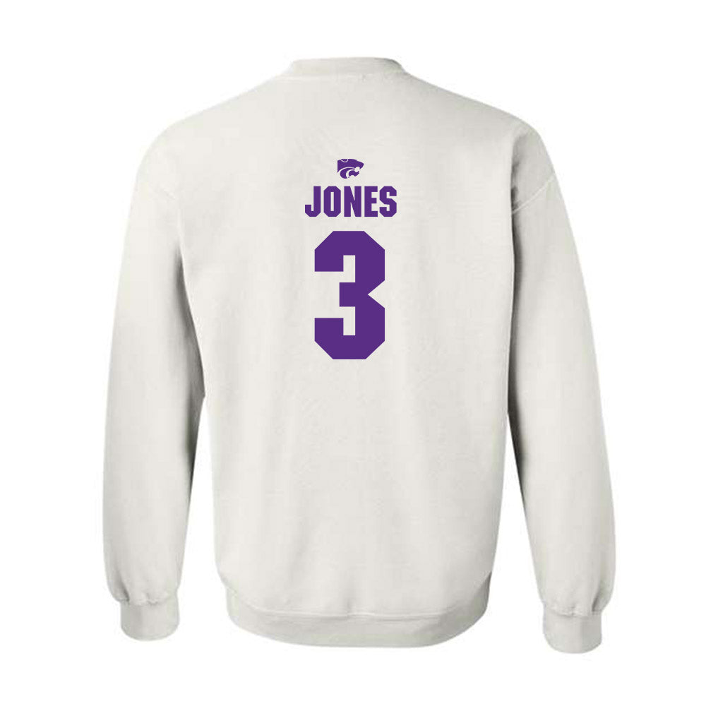 Kansas State - NCAA Men's Basketball : CJ Jones - Sports Shersey Crewneck Sweatshirt