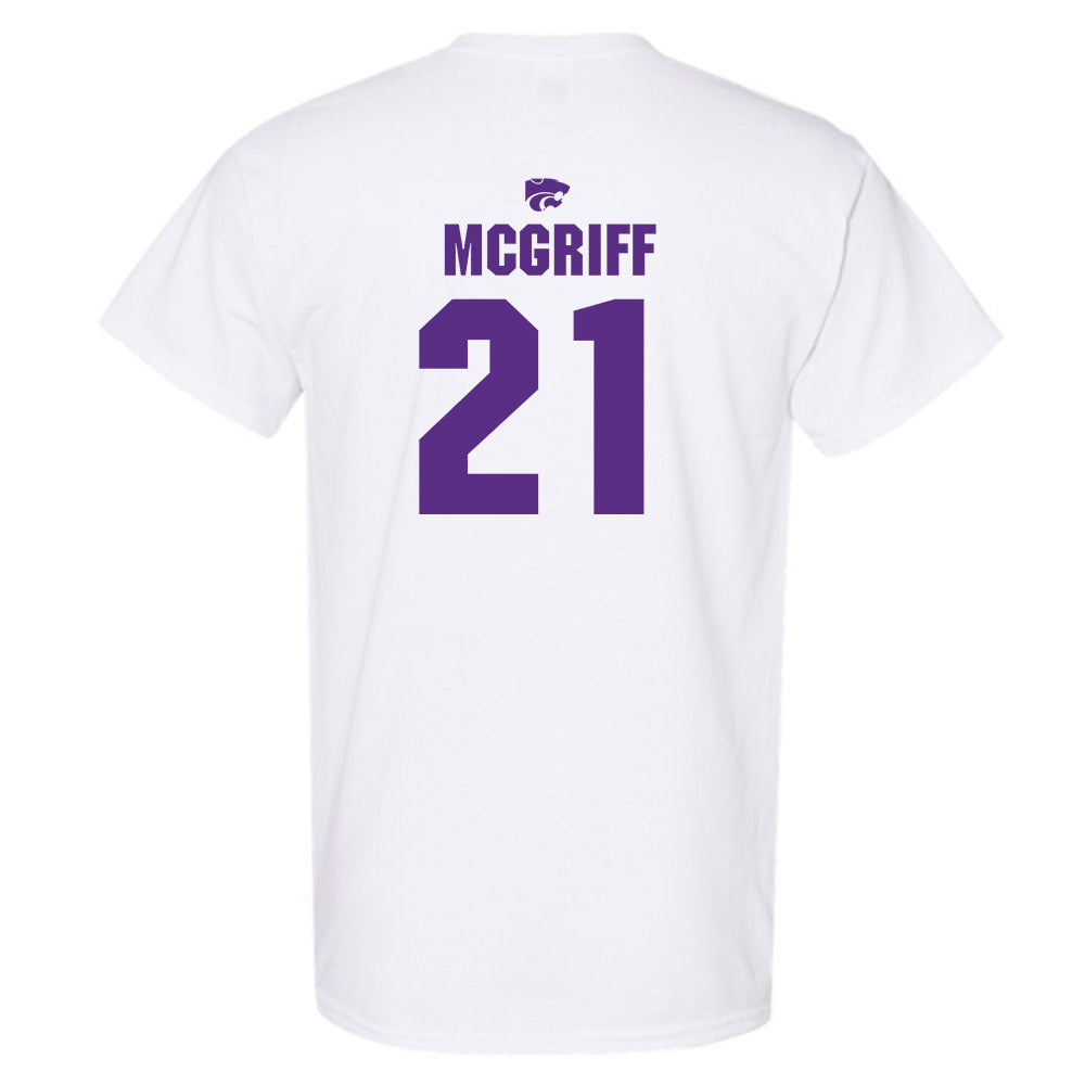 Kansas State - NCAA Men's Basketball : Khamari McGriff - Sports Shersey T-Shirt-1