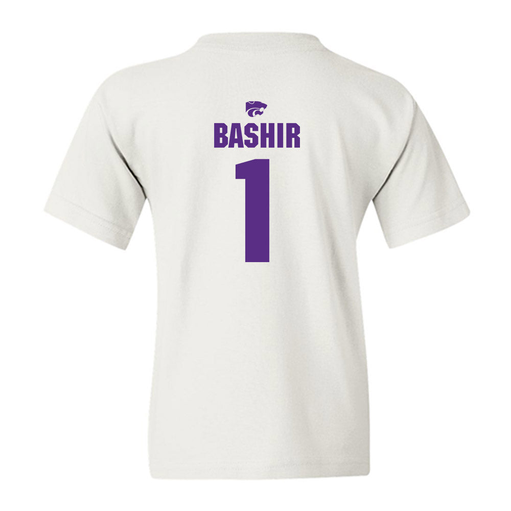 Kansas State - NCAA Men's Basketball : Abdi Bashir - Sports Shersey Youth T-Shirt-1