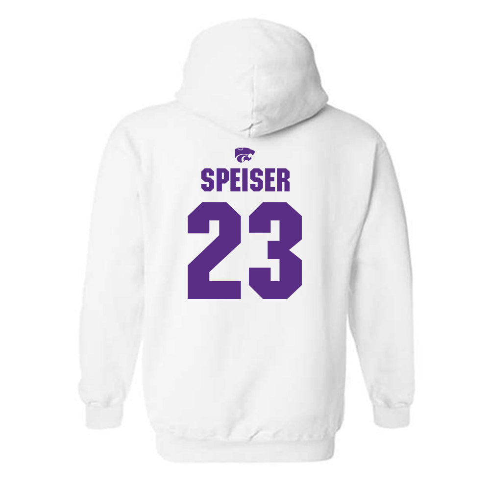 Kansas State - NCAA Women's Basketball : jordan speiser - Sports Shersey Hooded Sweatshirt-1