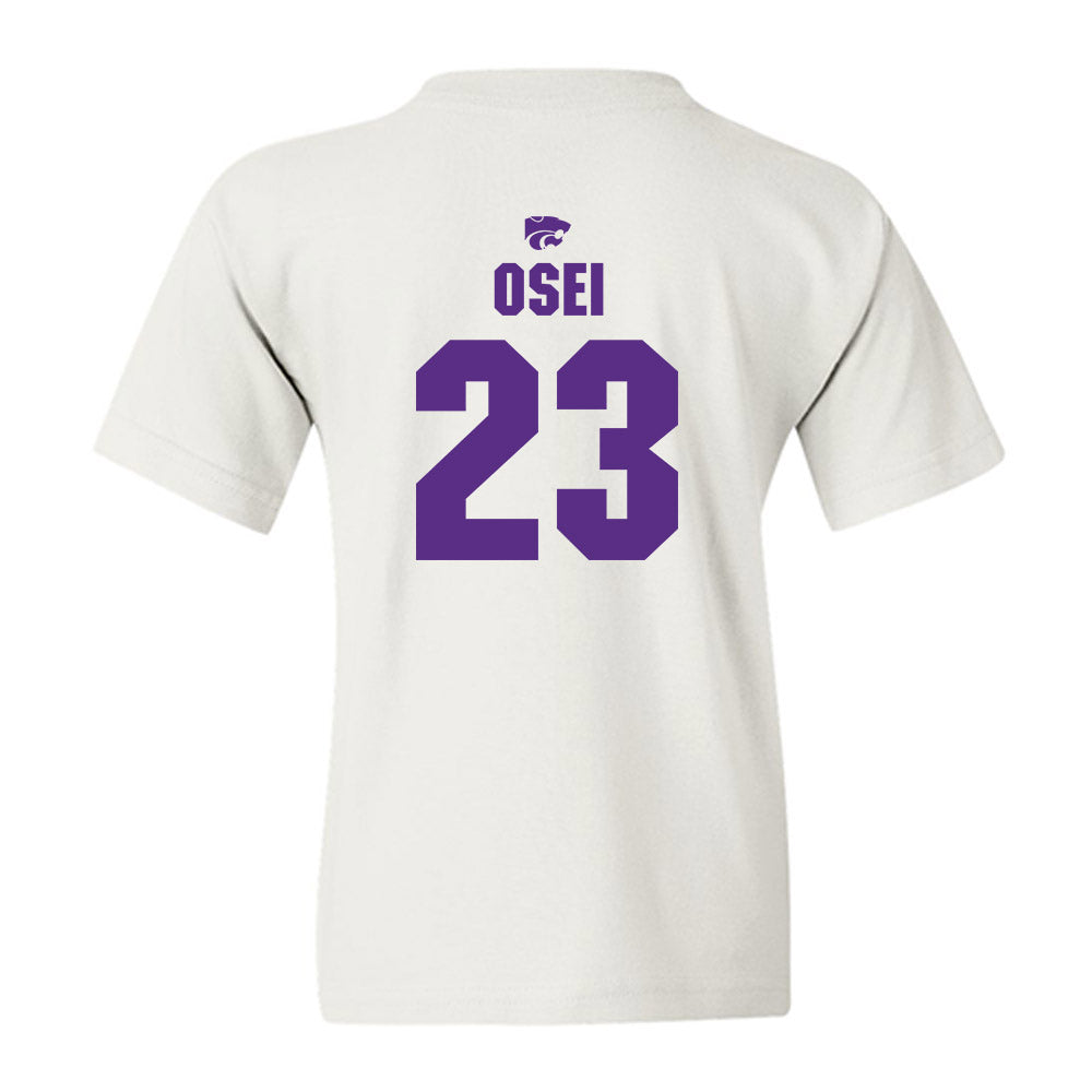 Kansas State - NCAA Men's Basketball : Stephen Osei - Sports Shersey Youth T-Shirt-1