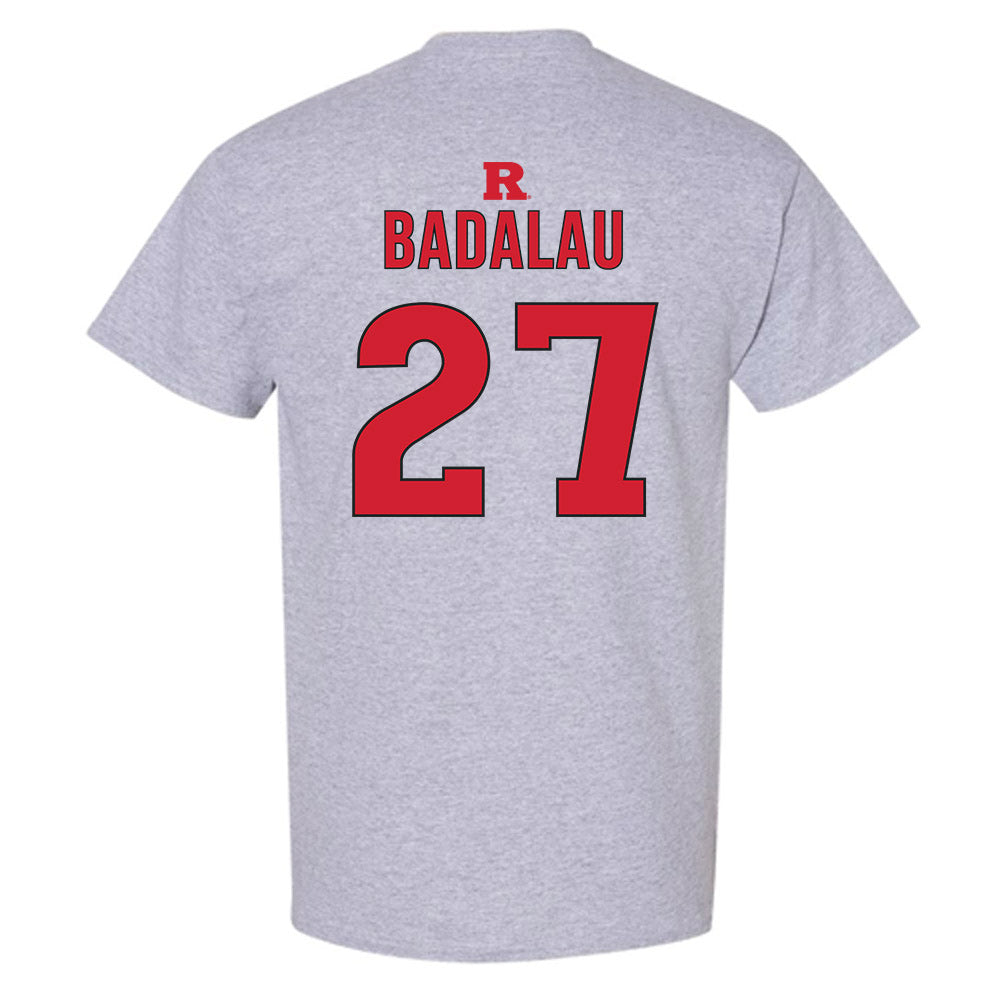 Rutgers - NCAA Men's Basketball : Denis Badalau - Sports Shersey T-Shirt-1