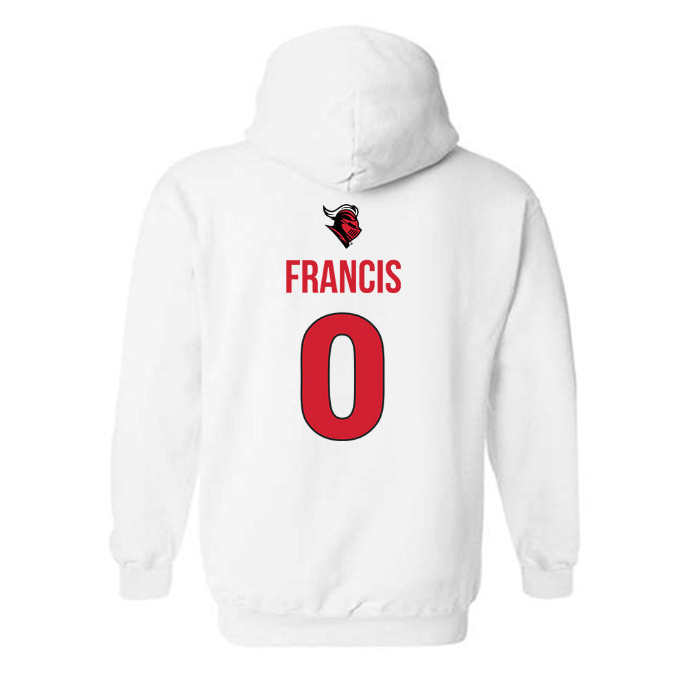 Rutgers - NCAA Men's Basketball : Tariq Francis - Sport Shersey Hooded Sweatshirt-1