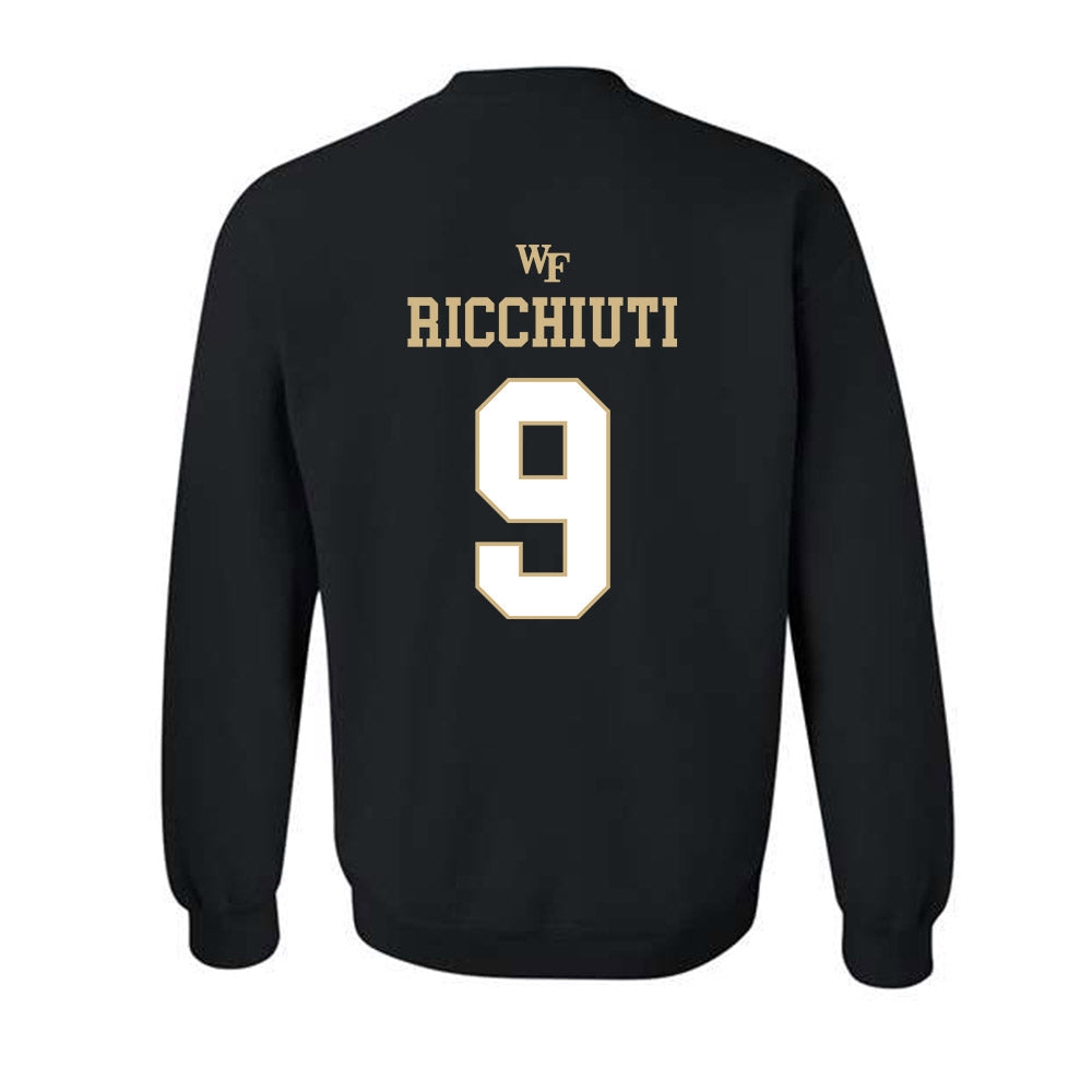 Wake Forest - NCAA Men's Basketball : Vincent Ricchiuti - Sports Shersey Crewneck Sweatshirt-1