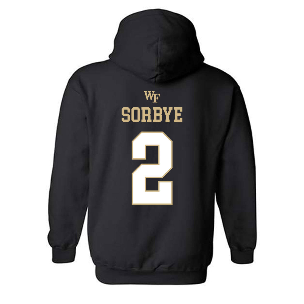Wake Forest - NCAA Women's Basketball : Aurora Sorbye - Sports Shersey Hooded Sweatshirt