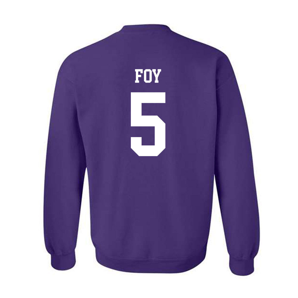 Kansas State - NCAA Women's Basketball : Aniya' Foy - Classic Shersey Crewneck Sweatshirt-1