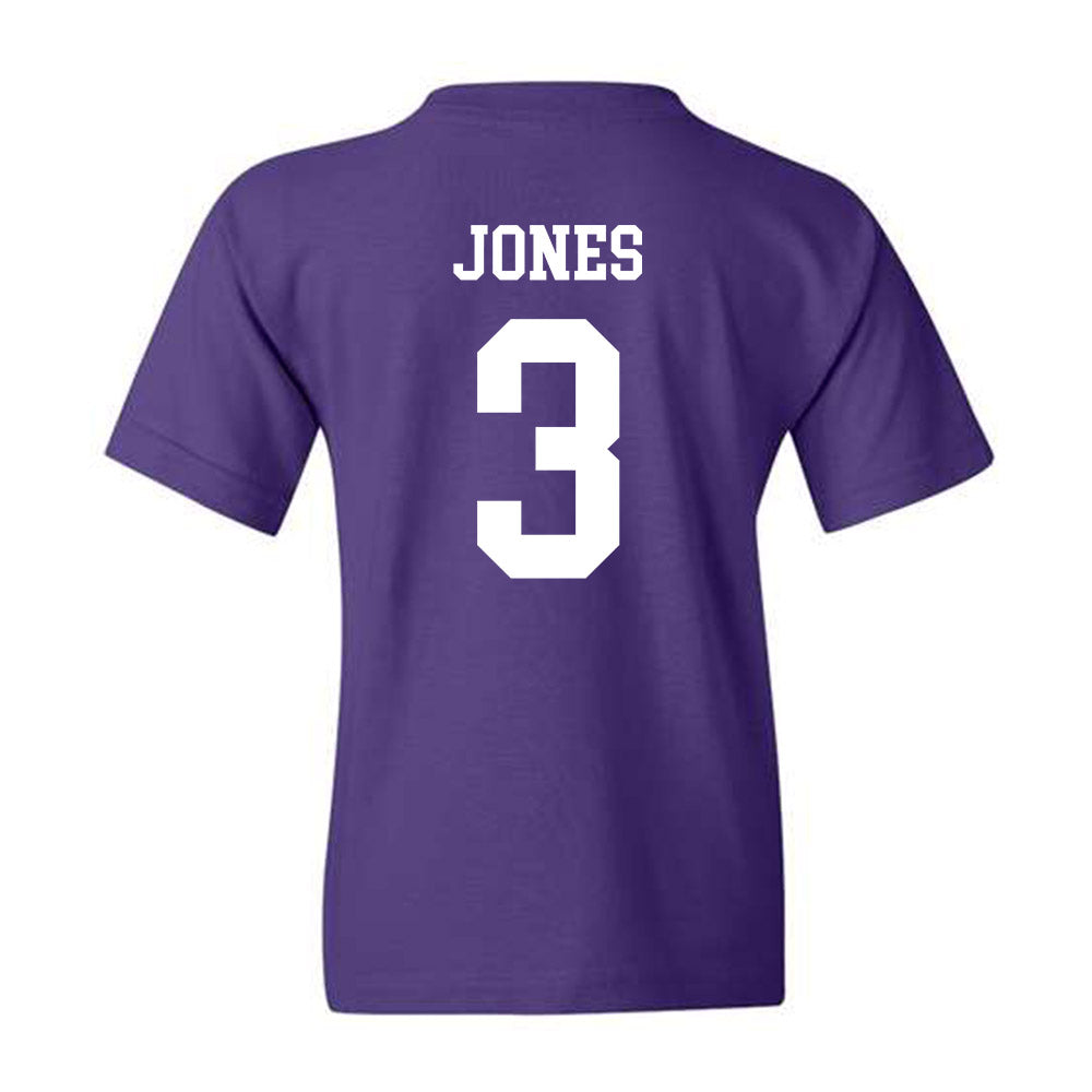 Kansas State - NCAA Men's Basketball : CJ Jones - Classic Shersey Youth T-Shirt