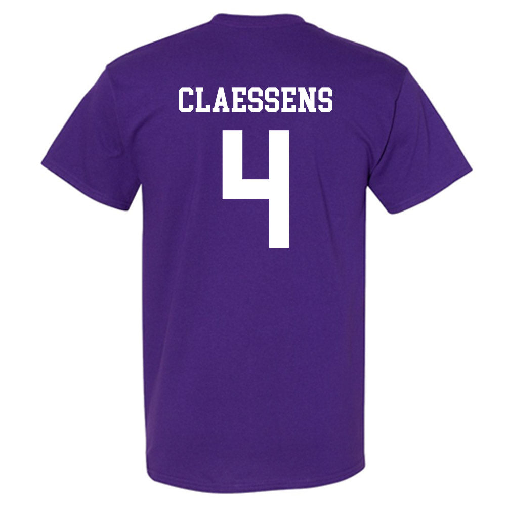 Kansas State - NCAA Women's Basketball : Nastja Claessens - Classic Shersey T-Shirt-1