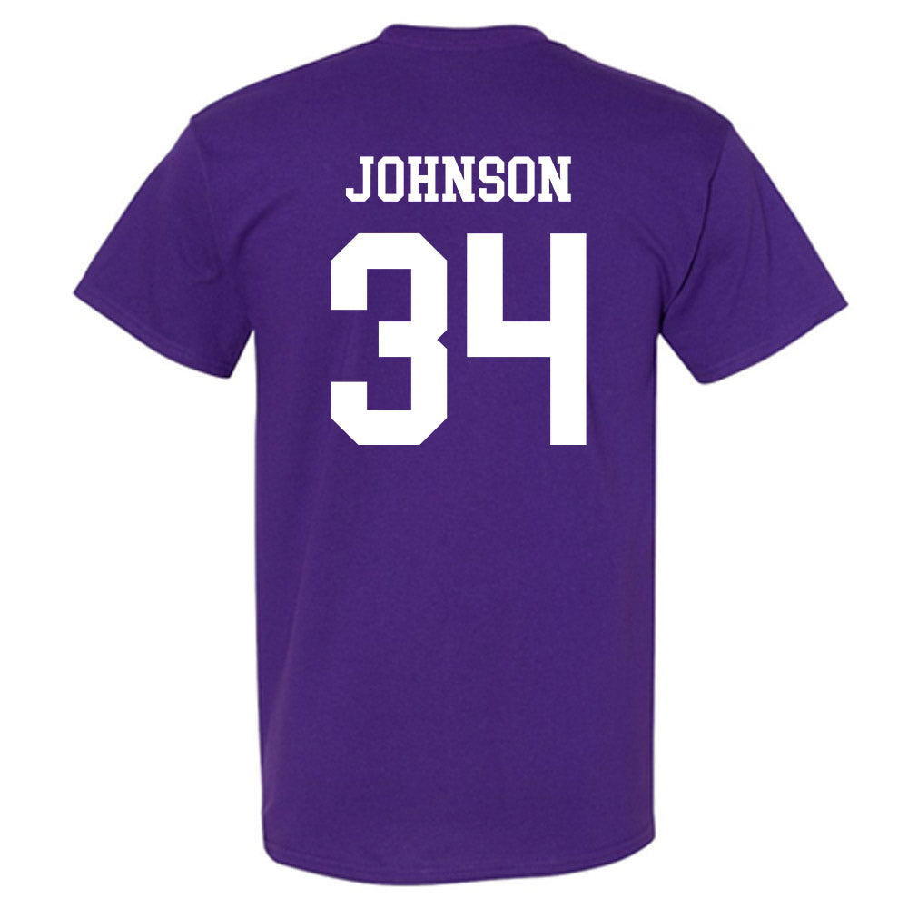 Kansas State - NCAA Men's Basketball : Nate Johnson - Classic Shersey T-Shirt-1