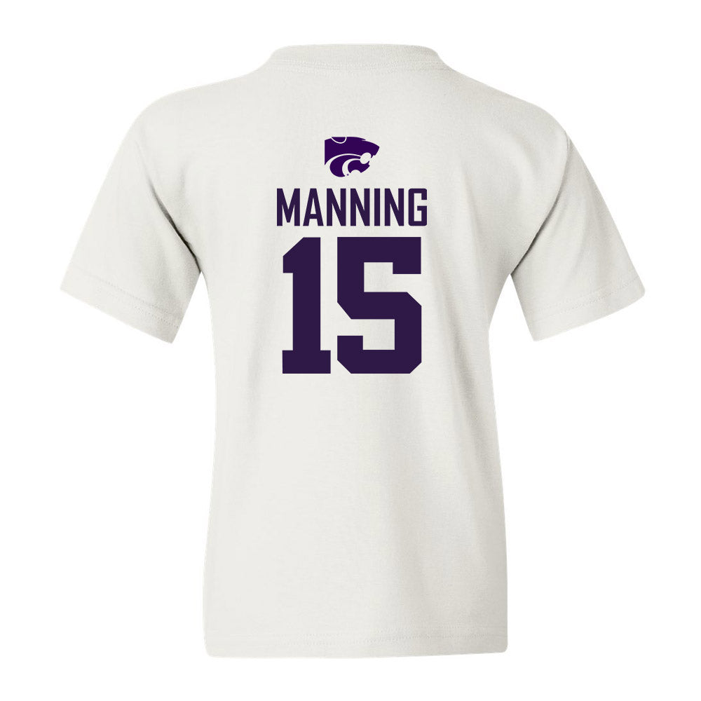 Kansas State - NCAA Men's Basketball : Taj Manning - Classic Shersey Youth T-Shirt