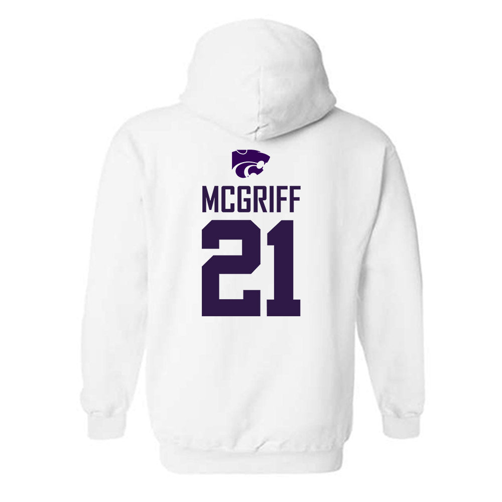 Kansas State - NCAA Men's Basketball : Khamari McGriff - Classic Shersey Hooded Sweatshirt-1