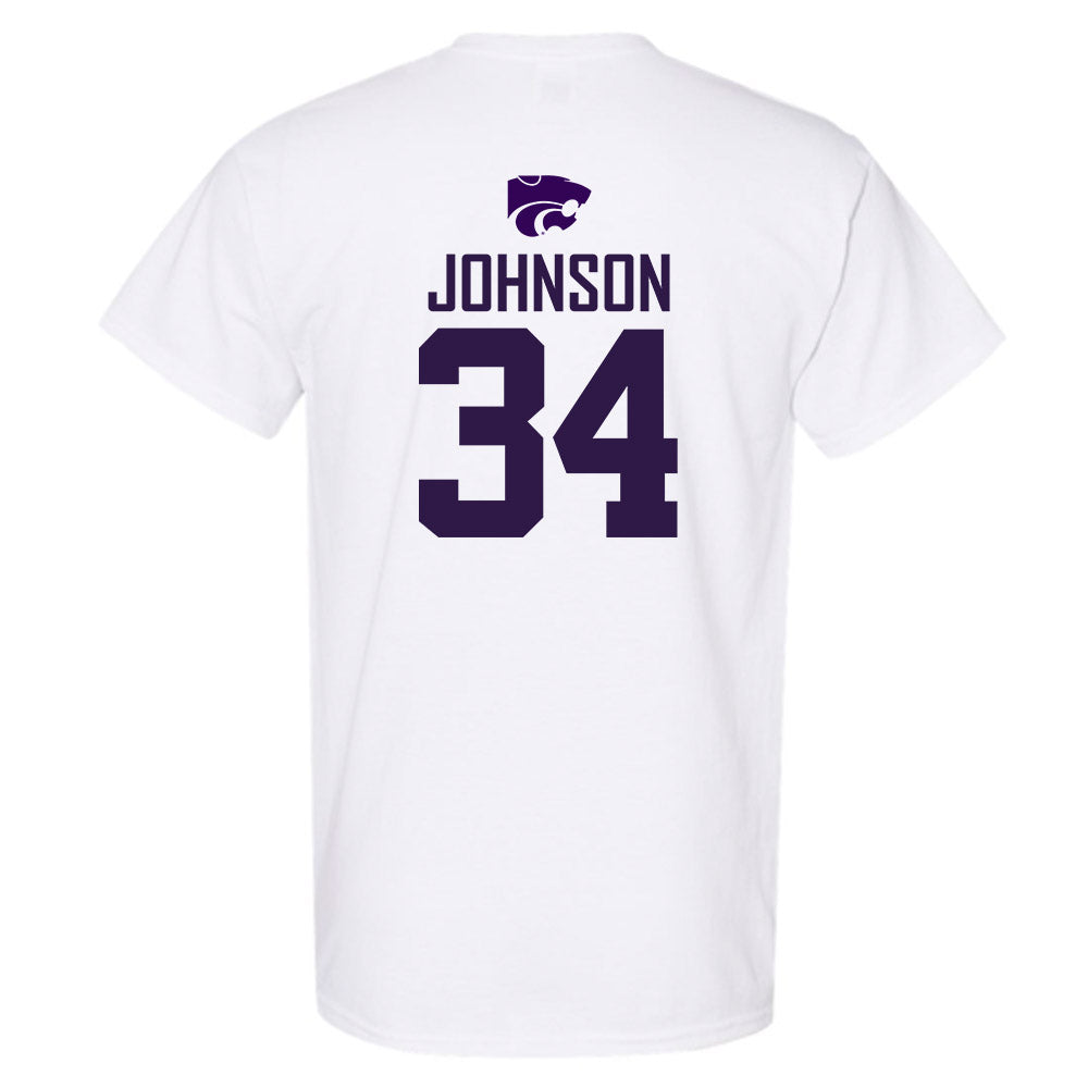Kansas State - NCAA Men's Basketball : Nate Johnson - Classic Shersey T-Shirt-1