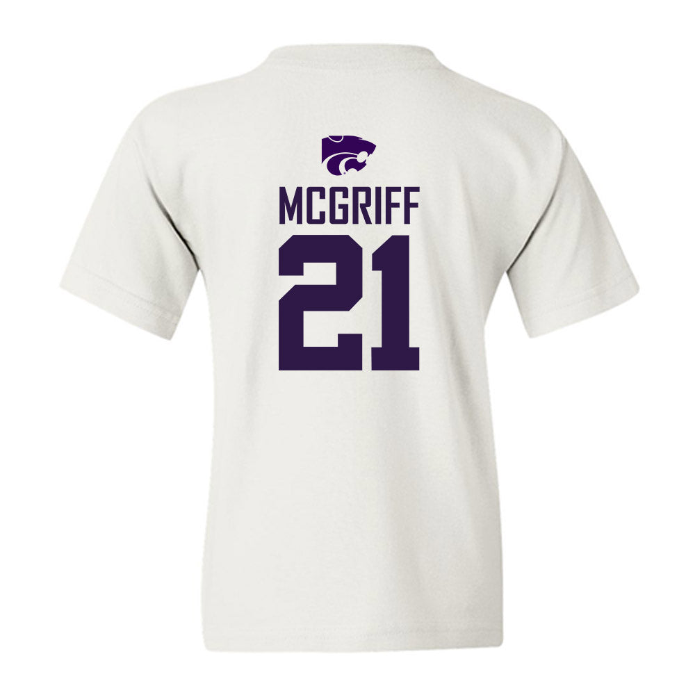 Kansas State - NCAA Men's Basketball : Khamari McGriff - Classic Shersey Youth T-Shirt-1