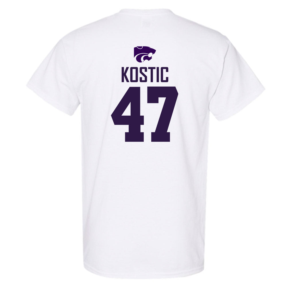 Kansas State - NCAA Men's Basketball : Andrej Kostic - Classic Shersey T-Shirt-1