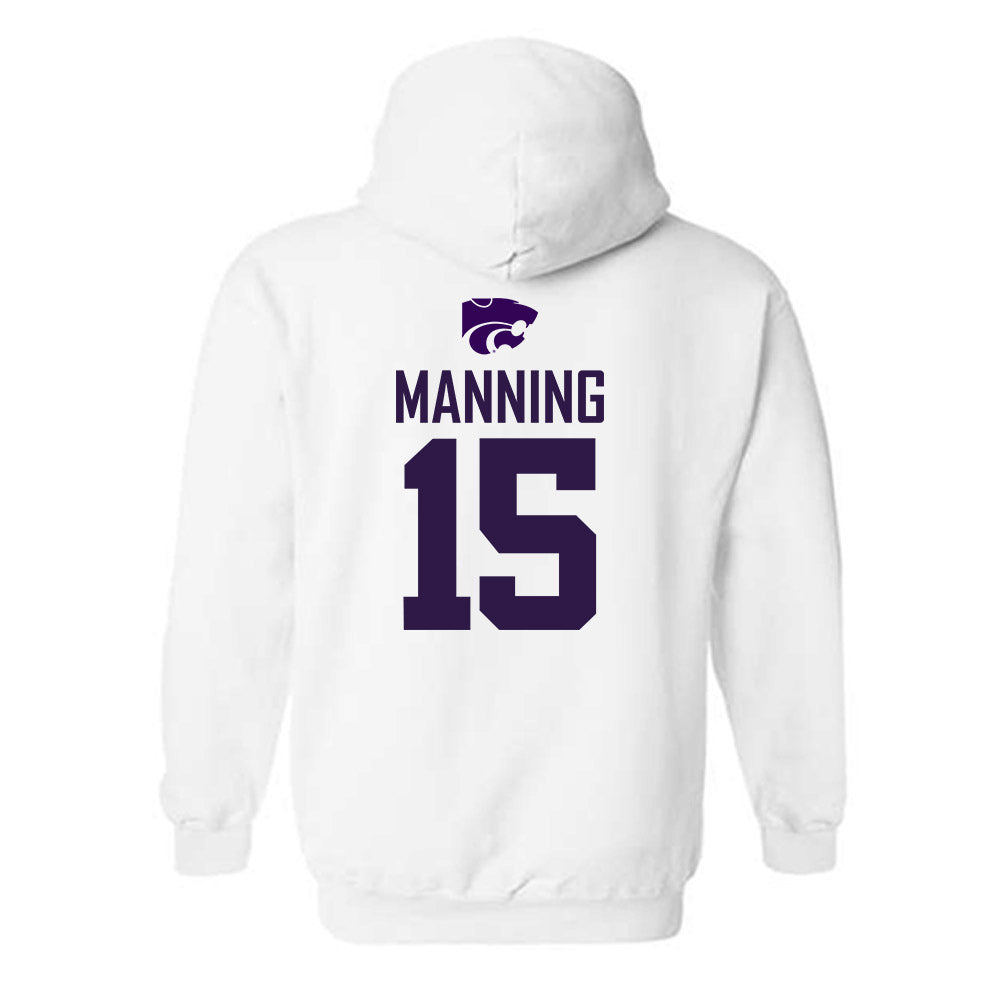 Kansas State - NCAA Men's Basketball : Taj Manning - Classic Shersey Hooded Sweatshirt