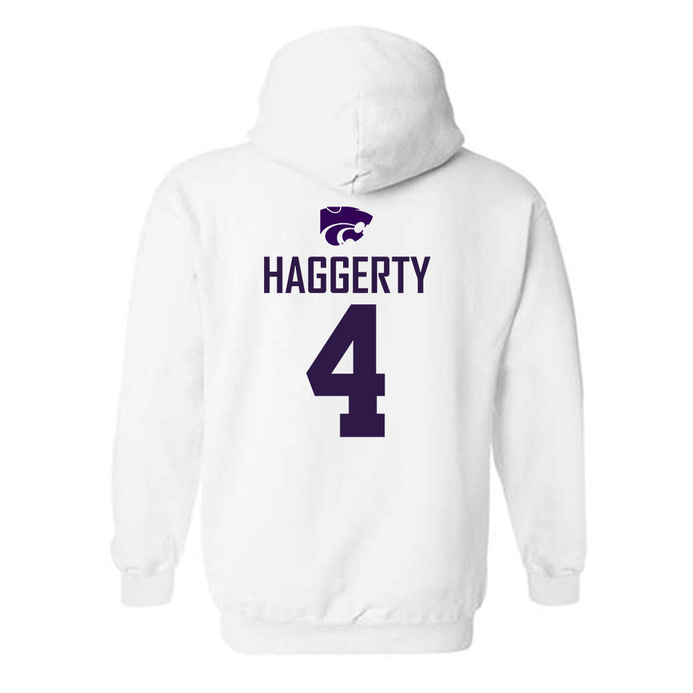 Kansas State - NCAA Men's Basketball : Pj Haggerty - Classic Shersey Hooded Sweatshirt-1