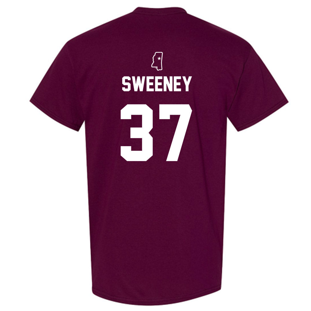 Mississippi State - NCAA Baseball : Brendan Sweeney - Sports Shersey T-Shirt-1