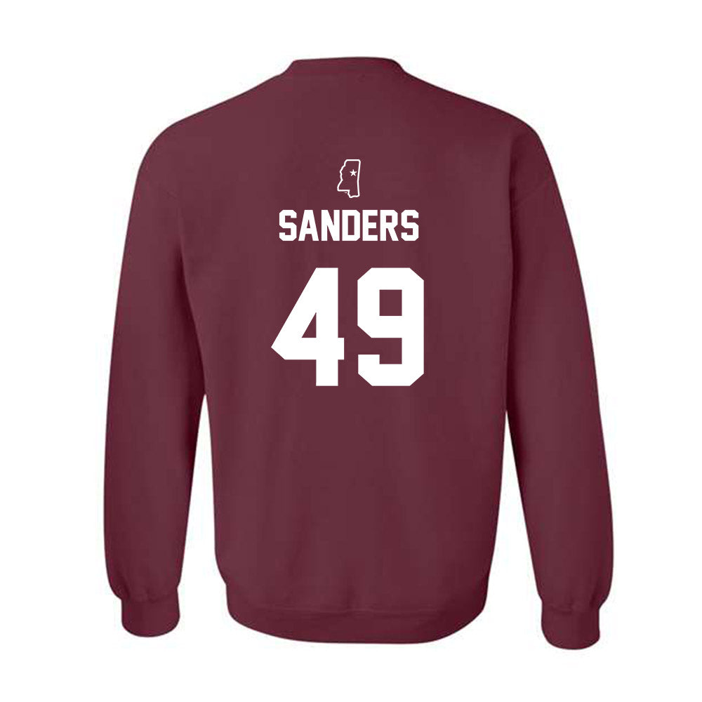 Mississippi State - NCAA Baseball : Gatlin Sanders - Sports Shersey Crewneck Sweatshirt-1