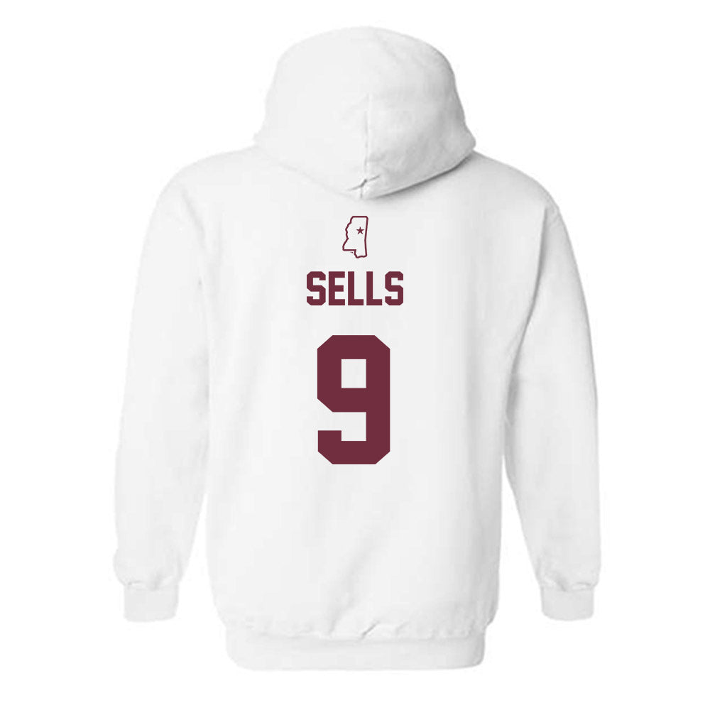 Mississippi State - NCAA Softball : Kiarra Sells - Sports Shersey Hooded Sweatshirt-1