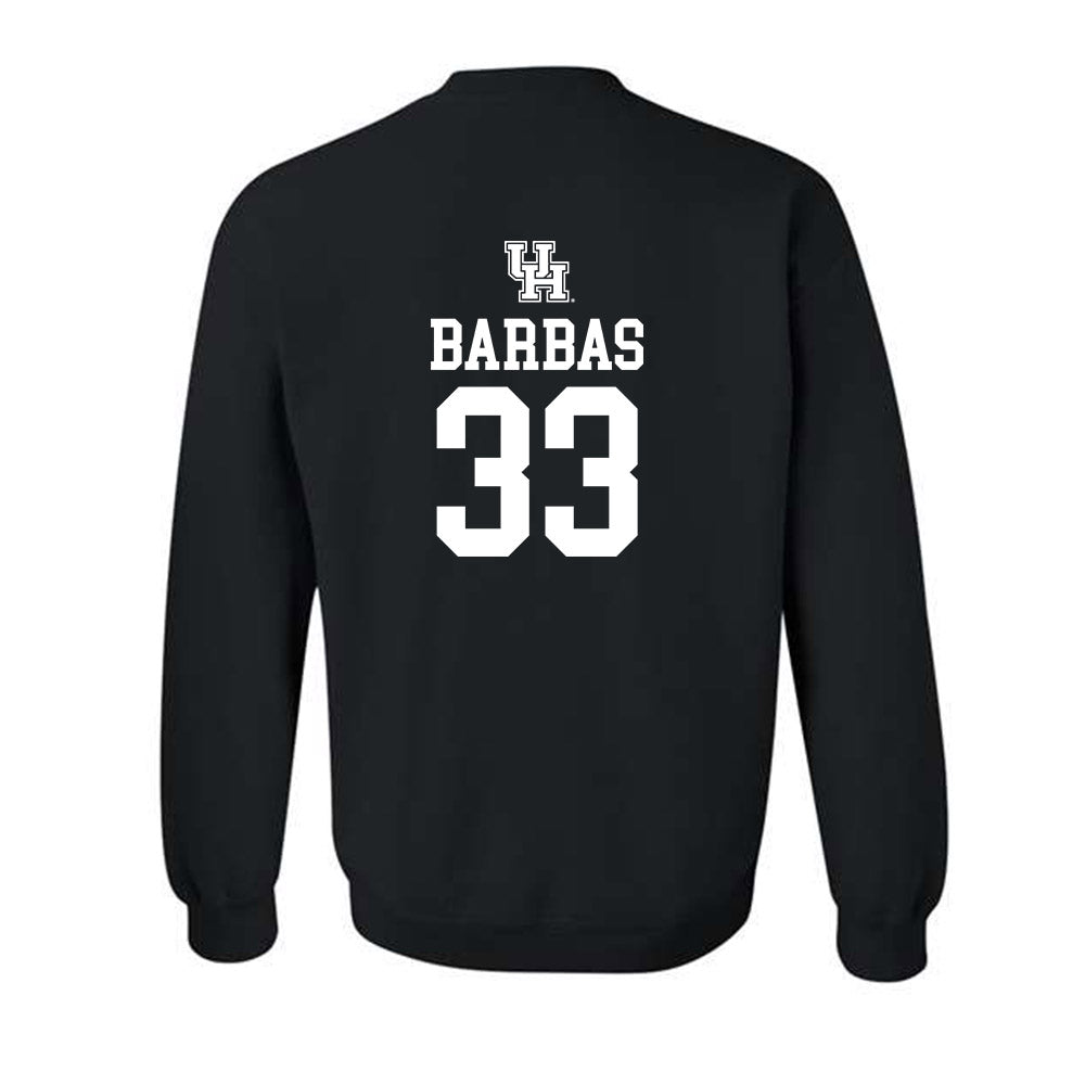 Houston - NCAA Football : Johnsley Barbas - Sports Shersey Crewneck Sweatshirt-1