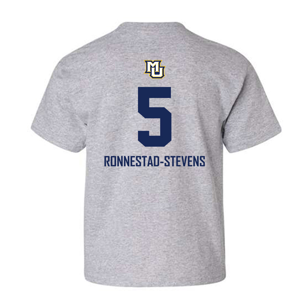 Marquette - NCAA Men's Soccer : Tristan Ronnestad-Stevens - Sports Shersey Youth T-Shirt-1
