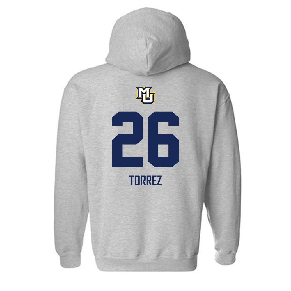 Marquette - NCAA Men's Soccer : Hudson Torrez - Sports Shersey Hooded Sweatshirt-1