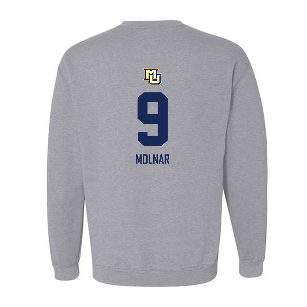 Marquette - NCAA Men's Soccer : Bence Molnar - Sports Shersey Crewneck Sweatshirt-1